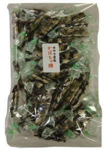 茨木えきまえマルシェおやつ昆布かぼちゃの種試食